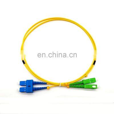 SC UPC SC APC Duplex Single mode G657A or customized Fiber Optic Patch cord Fiber Jumper