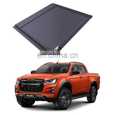 Manufacturer direct sales pickup truck trunk manual shutter cover Retractable roll-up Tonneau cover for D-Max ford F-150 Toyota
