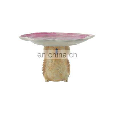 custom ceramic cake display stand cup dish plate holder