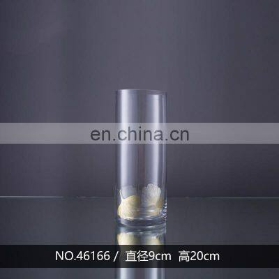 Wholesale Bulk Handmade Elegant Round Clear Glass Cylinder Vases photo-4