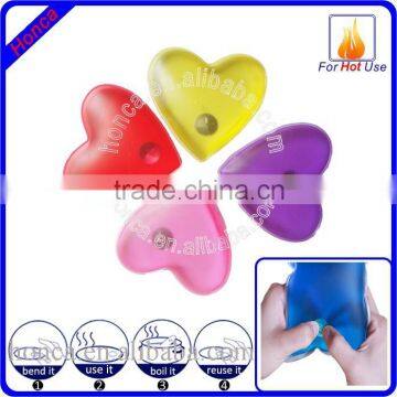 portable gel instant heart shaped hand warmers