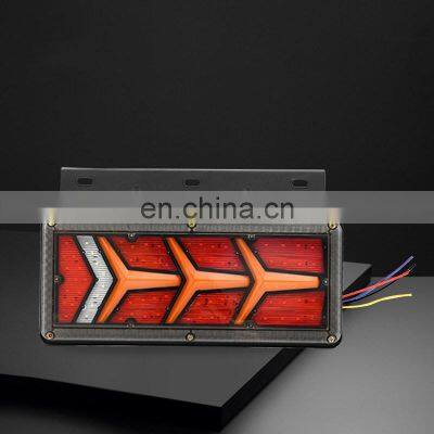2x 12/24V Led Car Rear Light Super Bright Flow Steering Turn Signal Lamp for Truck Trailer Caravan UTE Camper Fog Lamp Taillight photo-4