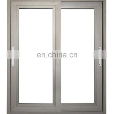 Aluminum thermal break vinyl impact sliding window