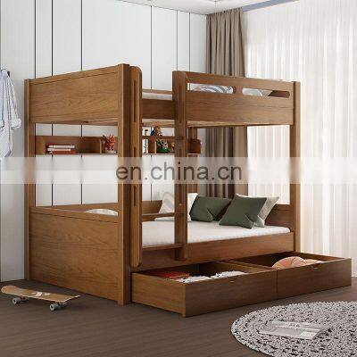 High Quality Modern Kids Room Furniture Wooden Kids' Bunk Bed Children Beds With Storage photo-3