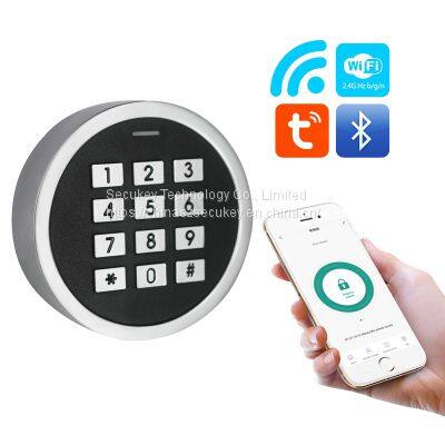 Secukey Мини металлический система контроля доступа Tuya клавиатурный контроллер доступа с мобильным телефоном