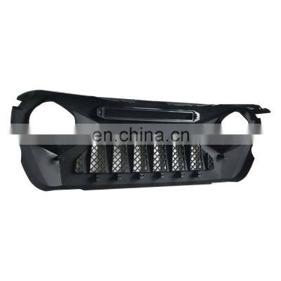 JL1096 Grille New Auto Accessories Angry Mesh Second Generation Car Front Grilles Fit For Jeep W Rangler JL 2018+ photo-2