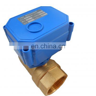 water valve full bore BSP NPT 2nm CWX-15n brass ss304 cwx15n 3/4' dn20 12v electric valve for water