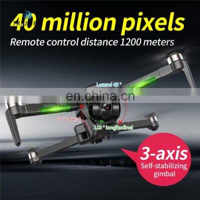 Professional 5G WIFI 4KM FPV RC Brushless Drone 4K GPS 3-Axis Gimbal Detachable Filter Camera Panorama Photography Mode RTF Gi photo-4