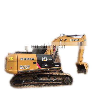 CAT 320D crawler excavator , 20 ton used Caterpillar 320D tracked digger cheap on sale in Shanghai China