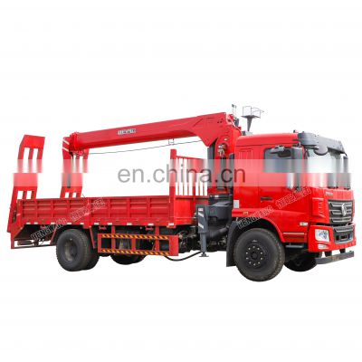 Brand New 8 ton Truck Mounted Crane With Hydraulic Telescopic Boom For Sale