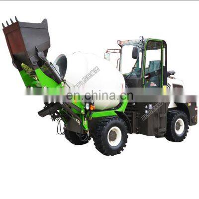 1.2CBM self loading concrete mixer truck