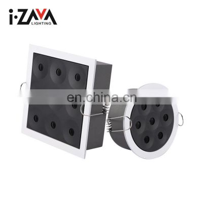 Modern Recessed Fixtures Indoor Aluminum Square Round Shape COB 6W 8W 15W 18W LED Down Lamp