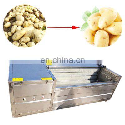 Easy Operation Potato Root Vegetable Brush Washing Machine Carrot Ginger Washing Machine