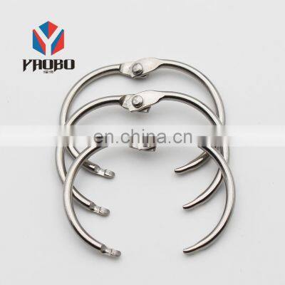 Office Binding Supply Loose Leaf Binder Ring Steel Book Binding Ring photo-2