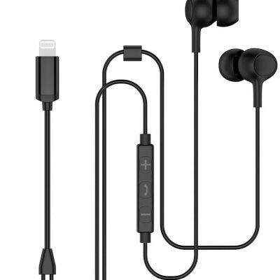 Apple IOS Lightning in Ear Wired Earphone Stereo Earbuds Sport Headset With Mic Remote Control For iPhone 11 X Max XR 7 8