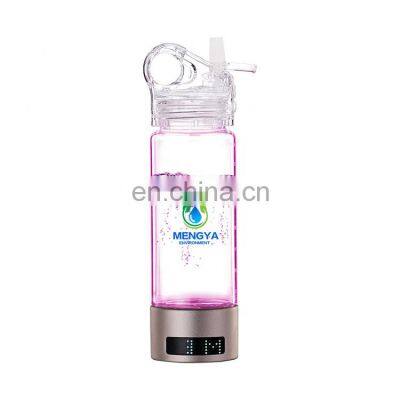 water alkaline ionizer hydrogen water generator blue water bottle hydrogen oxygen inhalation