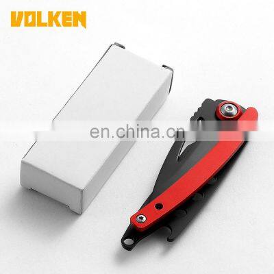 Outdoor Folding Knife Aluminum Alloy Handle Pocket Knife Jungle Survival Self-defense Portable Self-defense Knife photo-4