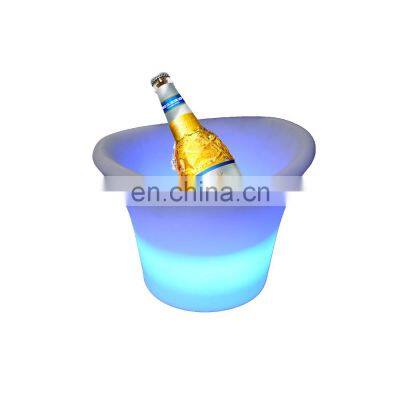 rechargeable beer led ice bucket Waterproof with Colors Changing Glowing Plastic Modern Home LED Glowing LED Ice Bucket