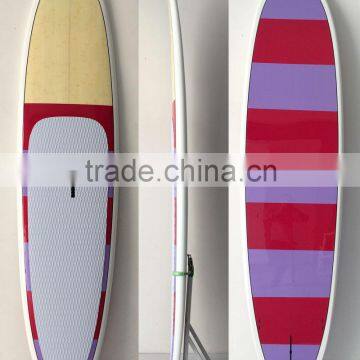 Factory wholesale surfing board bamboo sup paddle board