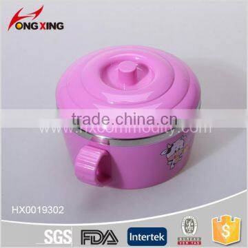 Colorful Stainless Steel Bowl With Landles and Lid Supplier's Choice photo-2