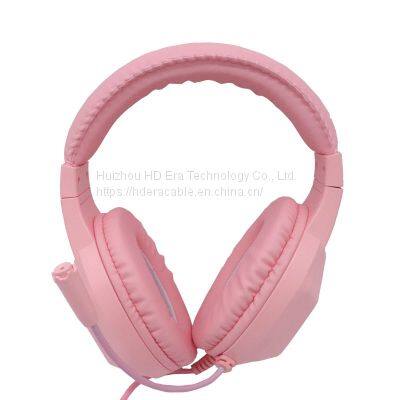 HDERA USB+3.5mm Headphones Noise Cancelling Headphones/Usb Headset With Microphone HD807