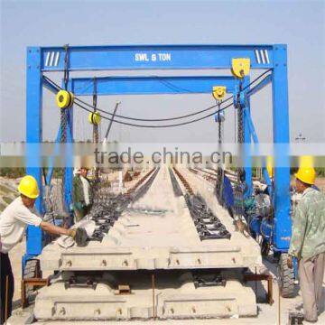 Rubber Tire Adjustable Gantry Crane