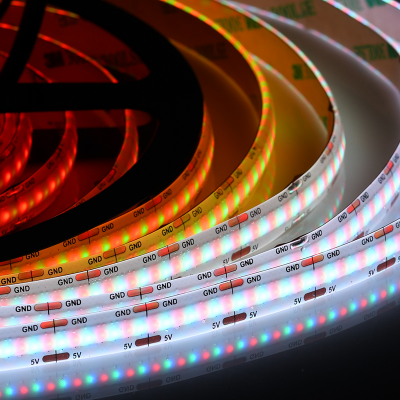 Dream Color DC5V 1008leds/m Digital RGB Cob LED Strip Addressable RGB COB Flexible LED Strip Light