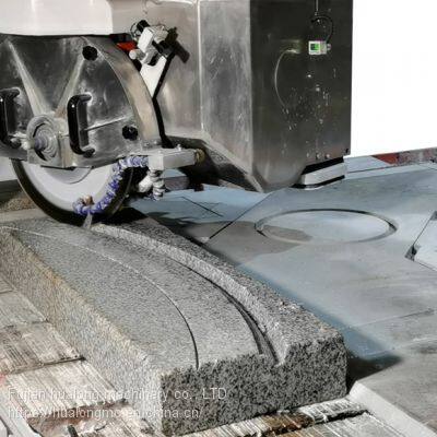 HUALONG Machinery HKNC-500 Multifunctional 5 Axis Cnc Router Bridge Saw Granite Marble Stone Cutting Machine With Milling photo-4