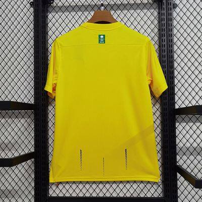 Riyadh Yellow No. 7 Cristiano Ronaldo Jersey 2324 Season Home Fan Edition 10 Mane Player Edition Football Jersey Customization photo-3