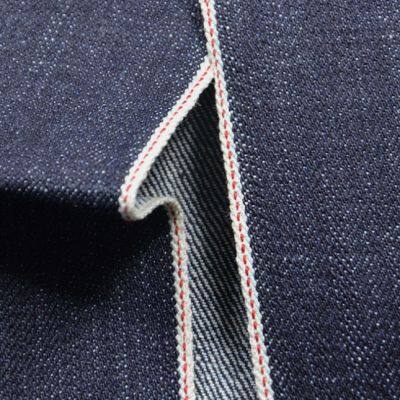 16.4oz Selvadge Sustainable Denim Fabric Manufacturers Selvedge Slubby Denim Bulk Blue Jeans Cloth Wholesale W386030