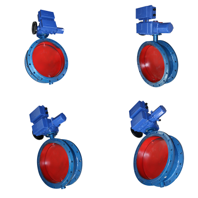 Air Butterfly Damper Valve Flue Gas Electric Air Damper Valve