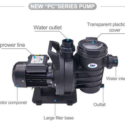 New PC Pool Pump 1HP 1.5HP 2HP ABS Water Pump Circulation Pump With Pool Filer System photo-6