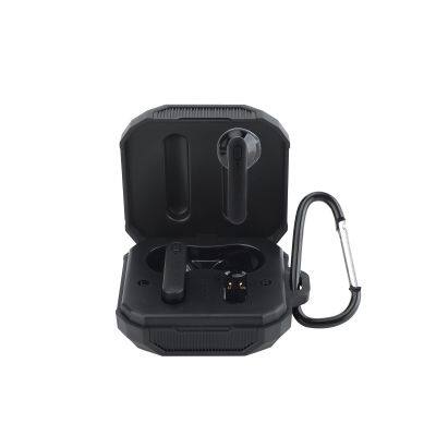 TWS Solar Panel Charging Earbuds Mini Touch Wireless Earphones photo-2