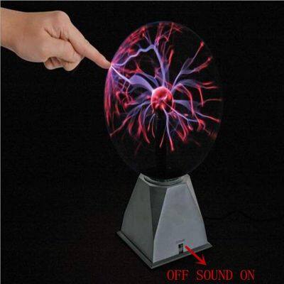 Nebula Thunder Lightning Plug in 5 Inch LED Plasma Ball Light for Parties, Decorations, Prop, Home photo-5