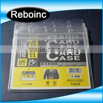 soft clear pvc bank card holder