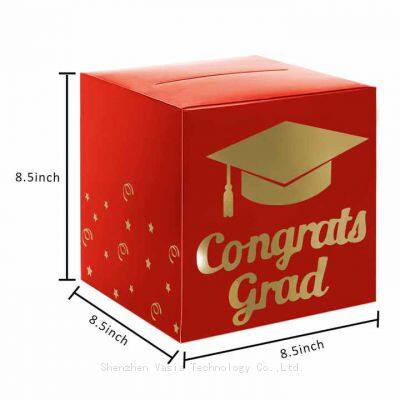 Bulk Custom Graduation Card Box - Logo-Printed 2025 Graduation Card Box, Event Planner Supplies photo-5