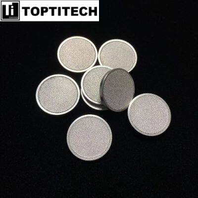 Sintered SS316L Powder Filter Discs With a 1mm Ring Outside