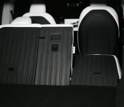 Fundas de respaldo de asiento de TPE termoformadas a medida para la segunda fila del Model Y Juniper - Accesorios de interiores de automóvil antideslizantes con ajuste preciso