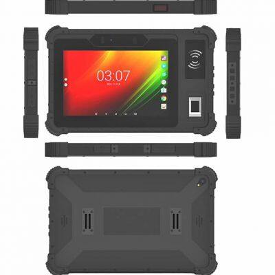 HR867 Hidon OEM 8 Inch Android 11Rugged Tablet HR867 With Front NFC Fingerprint 2D Barcode Scanner UHF RFID SMA RS232 RJ45 Port photo-2