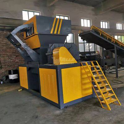 New-Style Rebar Double-Shaft Shredding Production Line, Oil Drum Double-Shaft Shredder