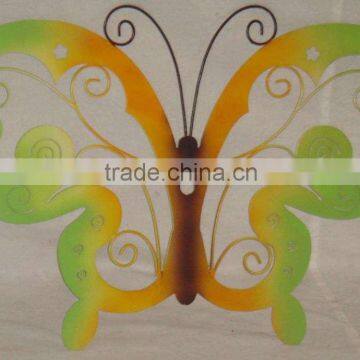 Pretty Colour Metal Crafts Wall Art Colour Artificial Butterfly