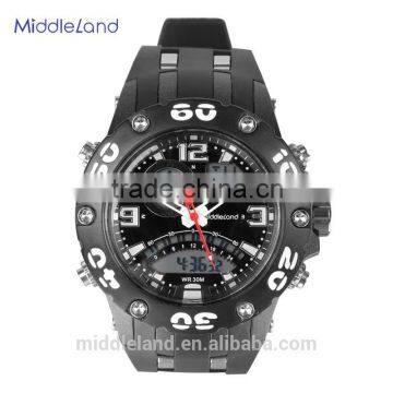 New 2015 MIDDLELAND Men Plastic Stylish Sports Digital Display 3ATM Waterproof Smart Watch