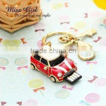 Jewelry car shaped usb flash drives stick storage devices HOT Usb 2.0 4gb-32gb