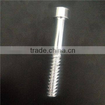 Galvanized carbon steel half threaded bolt with head