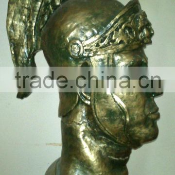 Bronze military bust