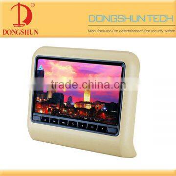 Best selling headrest 9 inch car dvd vcd cd mp3 mp4 player