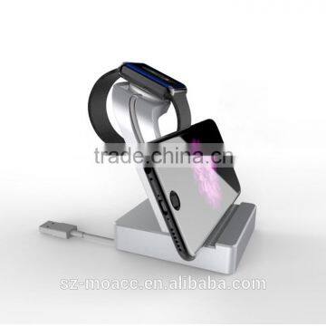 2015 New Design High Quality Aluminium Alloy Watch Stand for Apple Watch,2 in 1 Stand for Apple Watch 38/42mm photo-4