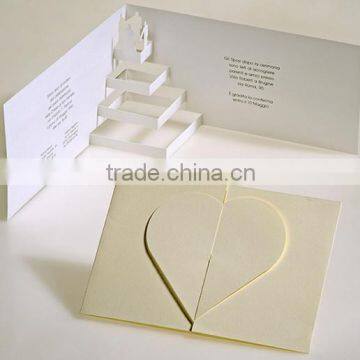 New year greeting card /Good quality greeting card printing /3D card