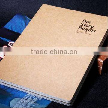 2016 new hard kraft paper cover note books