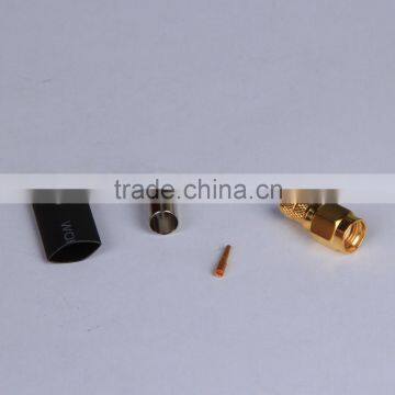 brass metal rates RP SMA female cable coaxial connector